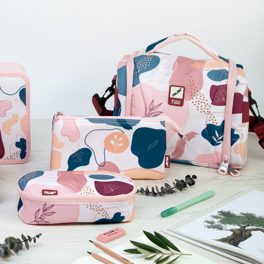 Lonchera de tela térmica MILAN Slow Rosa Multicolor