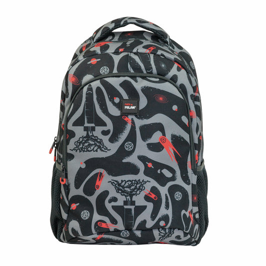 MILAN Mochila Grande Rocket Negro Multicolor