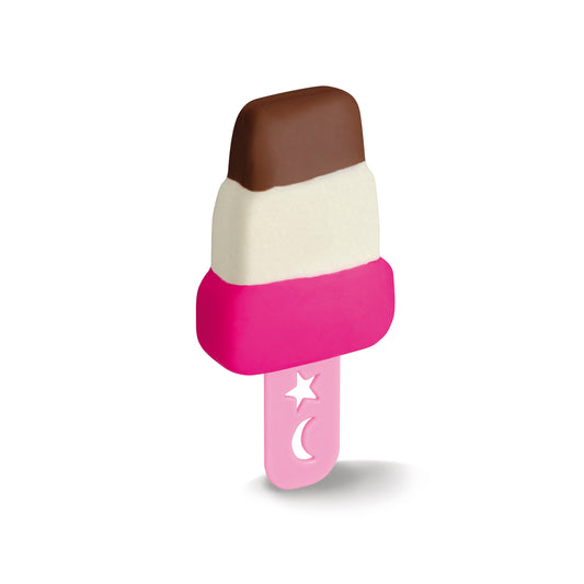 MILAN Juego de masa blanda con herramientas para helados y gofres, 6 colores (10 piezas), multicolor