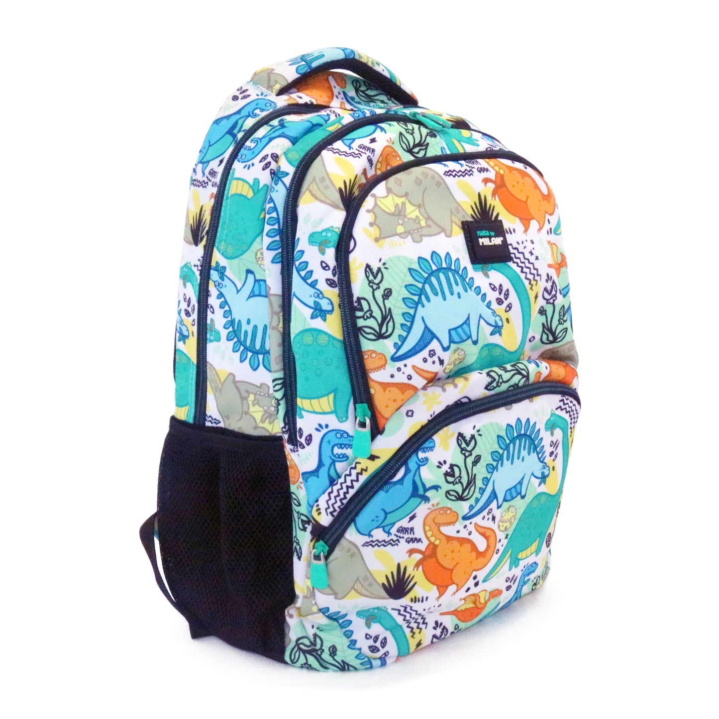 MILAN Large Backpack Dinos Multicolor