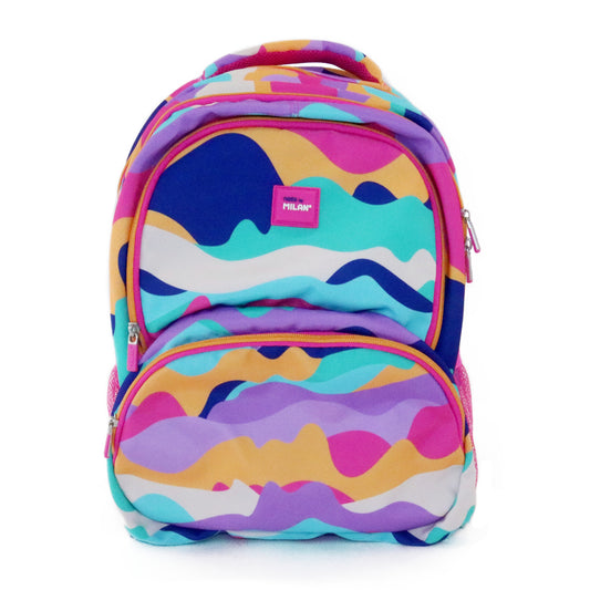 MILAN Large Backpack Fun Pink Multicolor