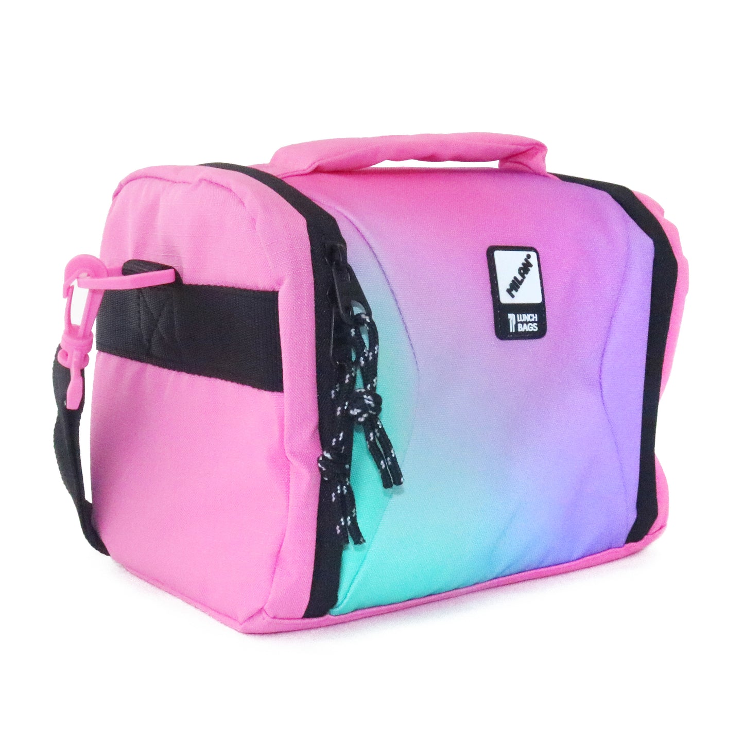 MILAN Sunset Pink Thermal Fabric Lunch Bag Multicolor