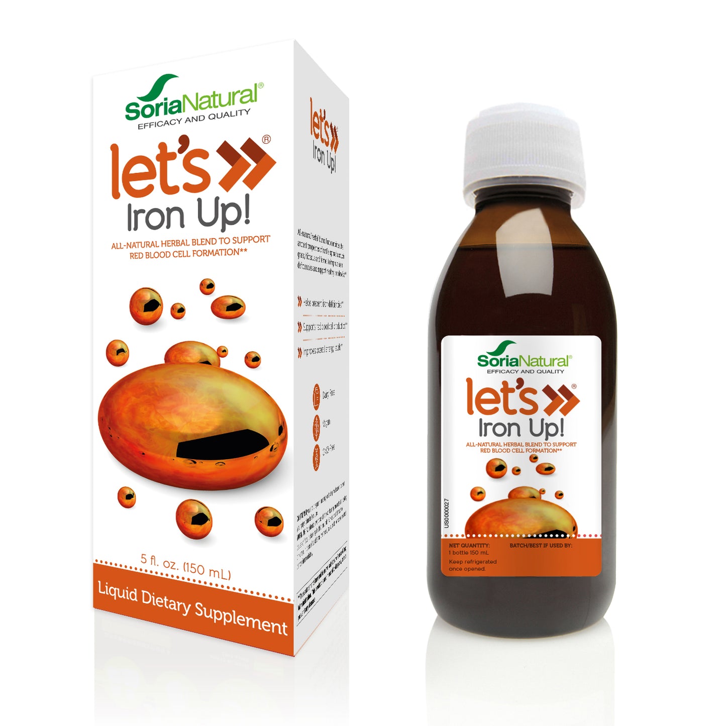 Let's Iron Up Liquid Dietary Supplement 150 ml