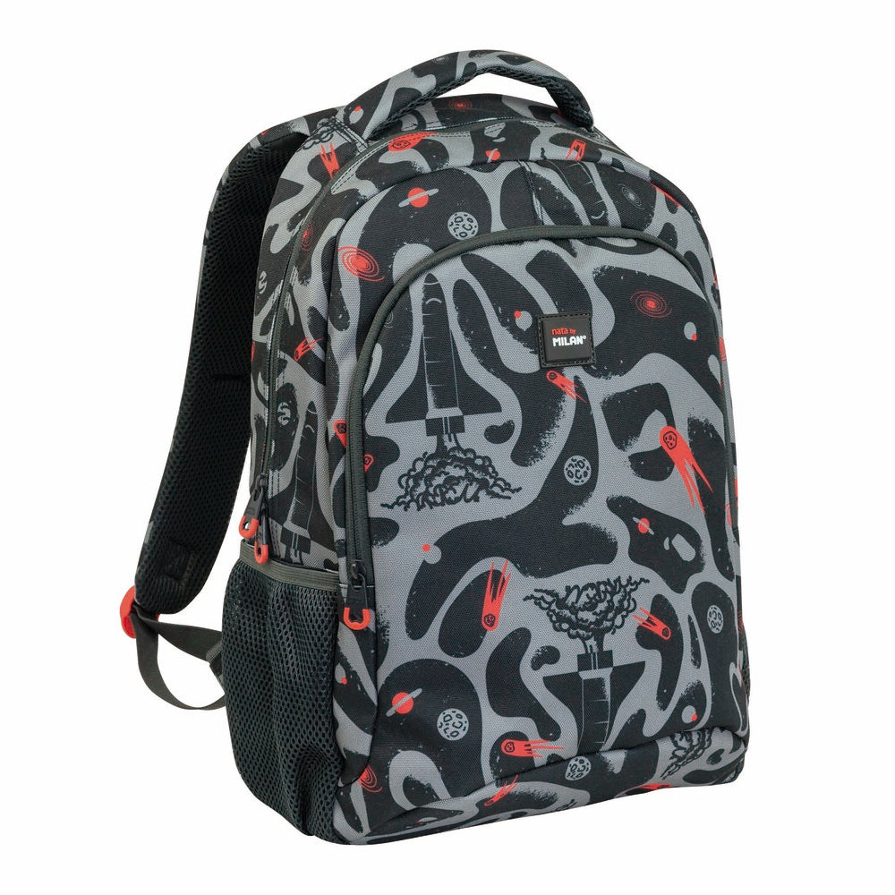 MILAN Large Backpack Rocket Black Multicolor