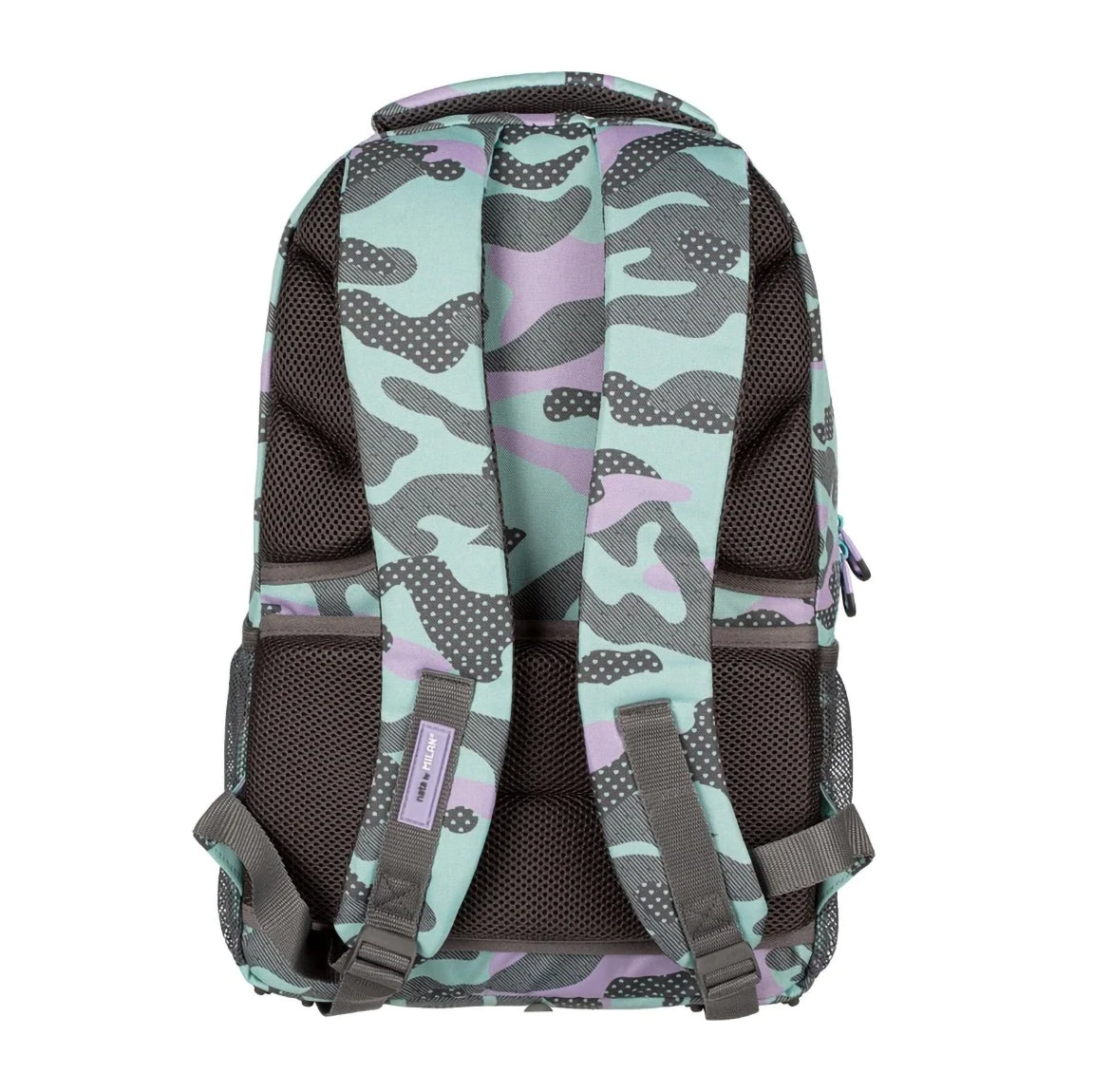 MILAN Large Backpack Blue Camouflage Multicolor