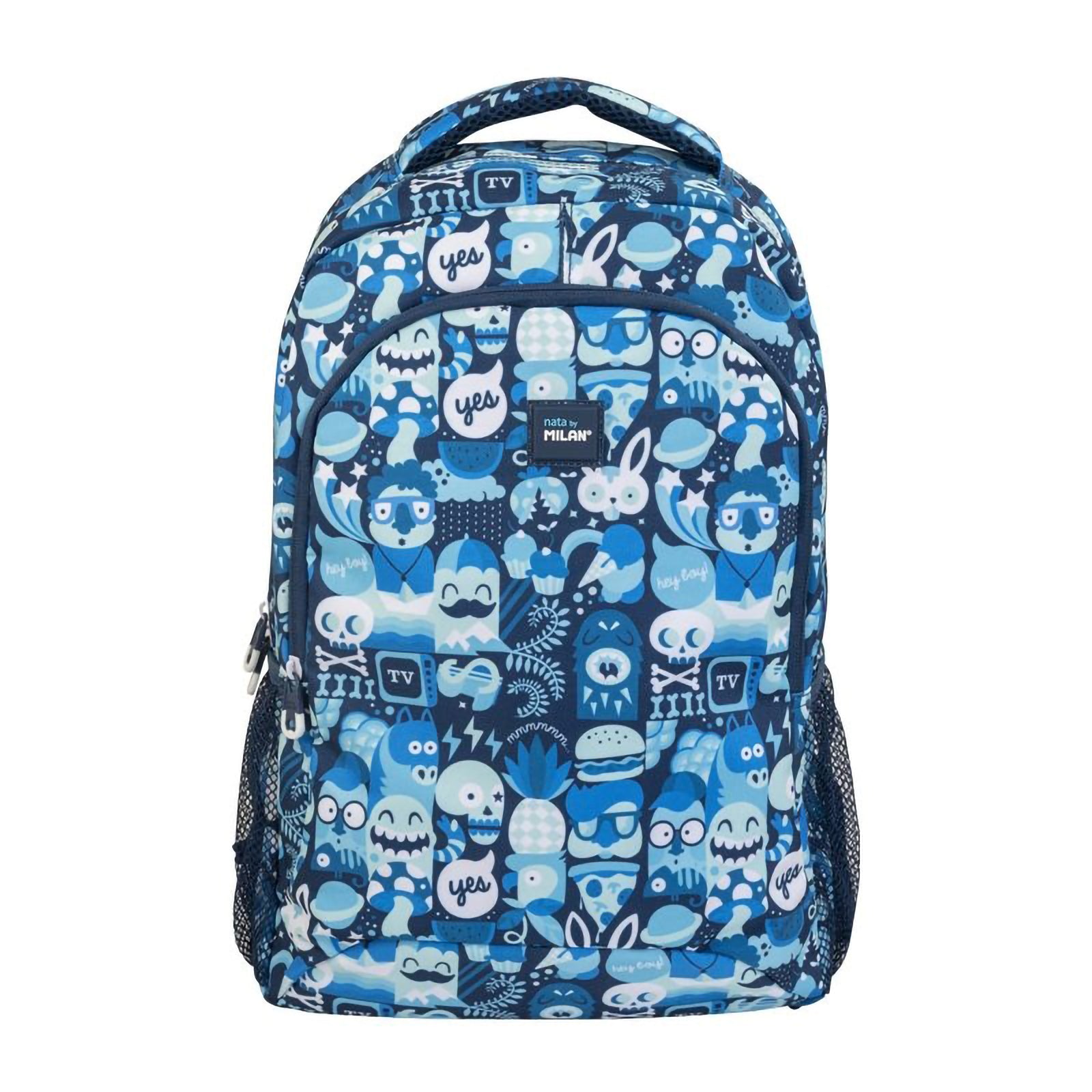 MILAN Large Backpack Hey Boy Blue – Guetita