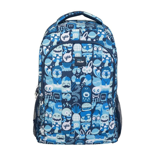 MILAN Large Backpack Hey Boy Blue