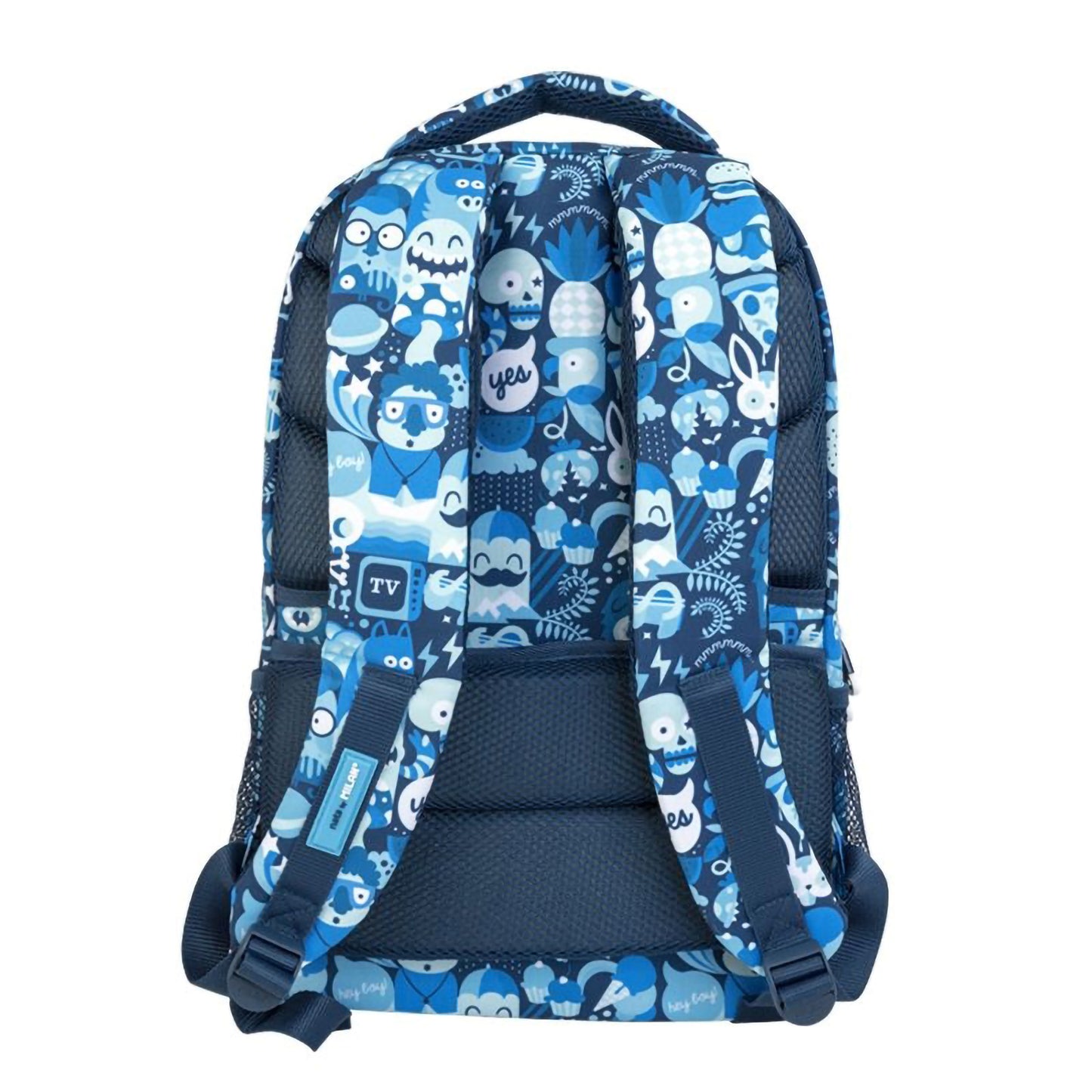 MILAN Large Backpack Hey Boy Blue