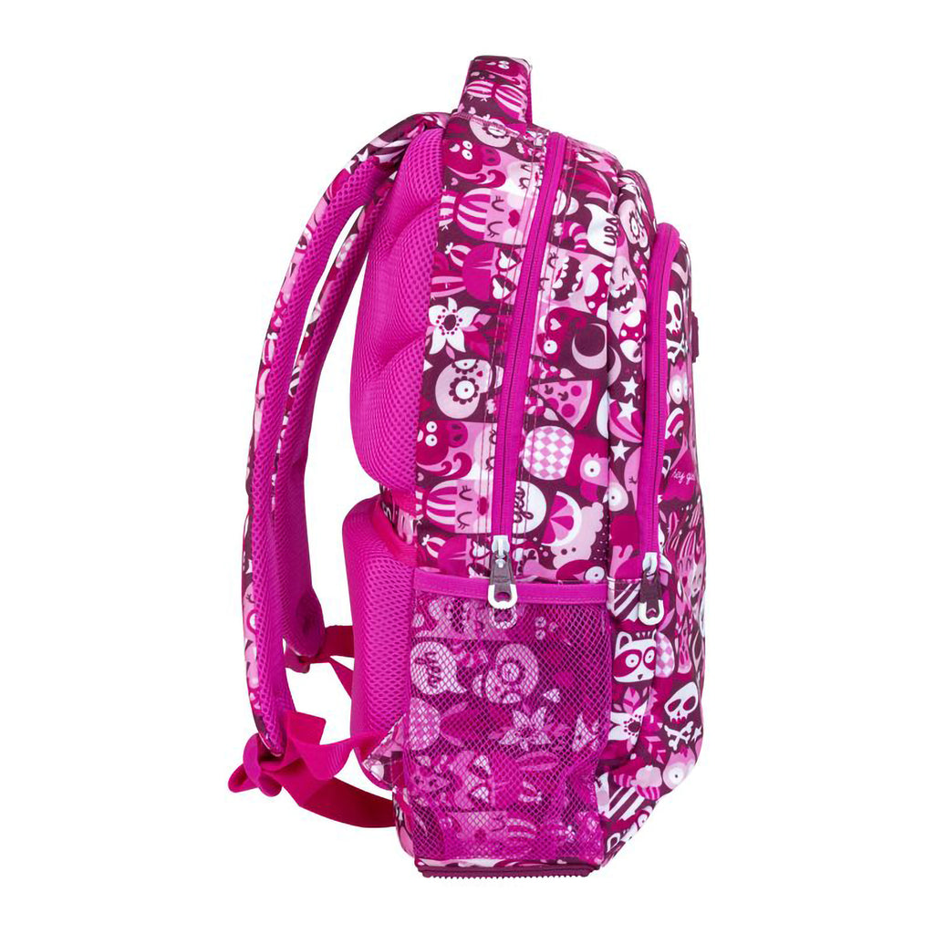 MILAN Mochila Grande Hey Girl Rosa