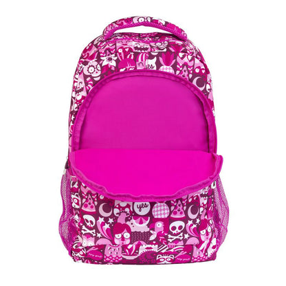 MILAN Mochila Grande Hey Girl Rosa