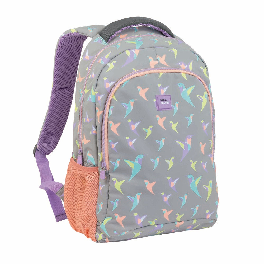 Mochila Grande MILAN Sugar Colibri Multicolor