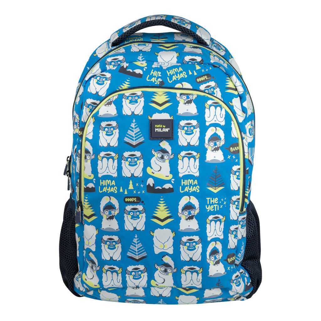 MILAN Mochila Grande Yeti Azul Multicolor