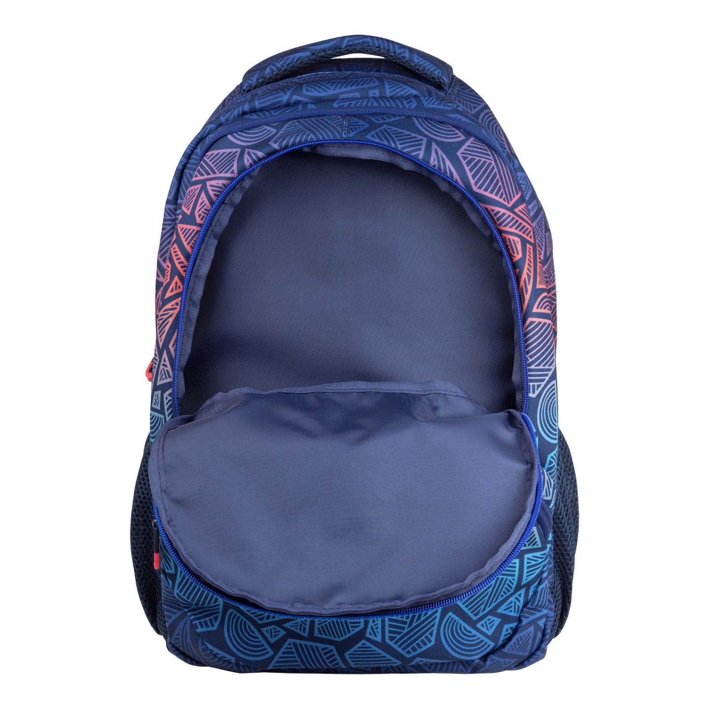 MILAN Large Backpack Fit Blue-Red Multicolor