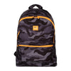 MILAN Large Backpack Black-Orange Camouflage Multicolor