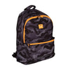 Mochila Grande MILAN Negro-Naranja Camuflaje Multicolor