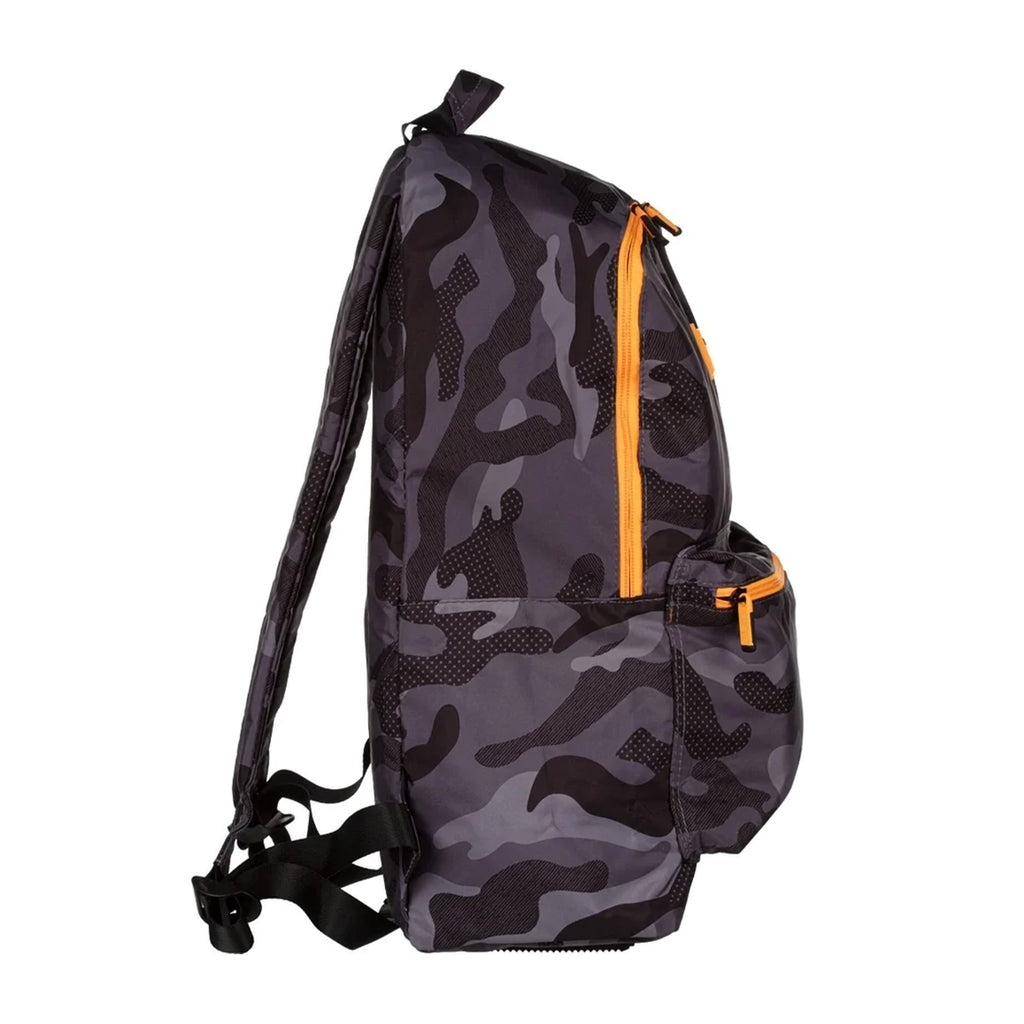 Mochila Grande MILAN Negro-Naranja Camuflaje Multicolor