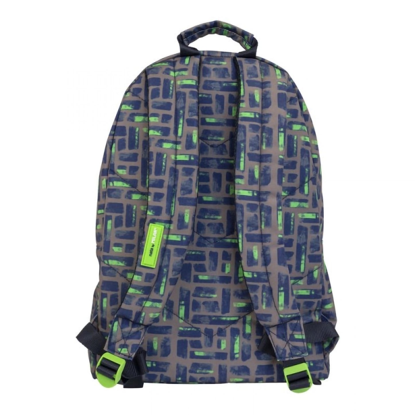 MILAN Large Backpack Maze Grey-Green Multicolor