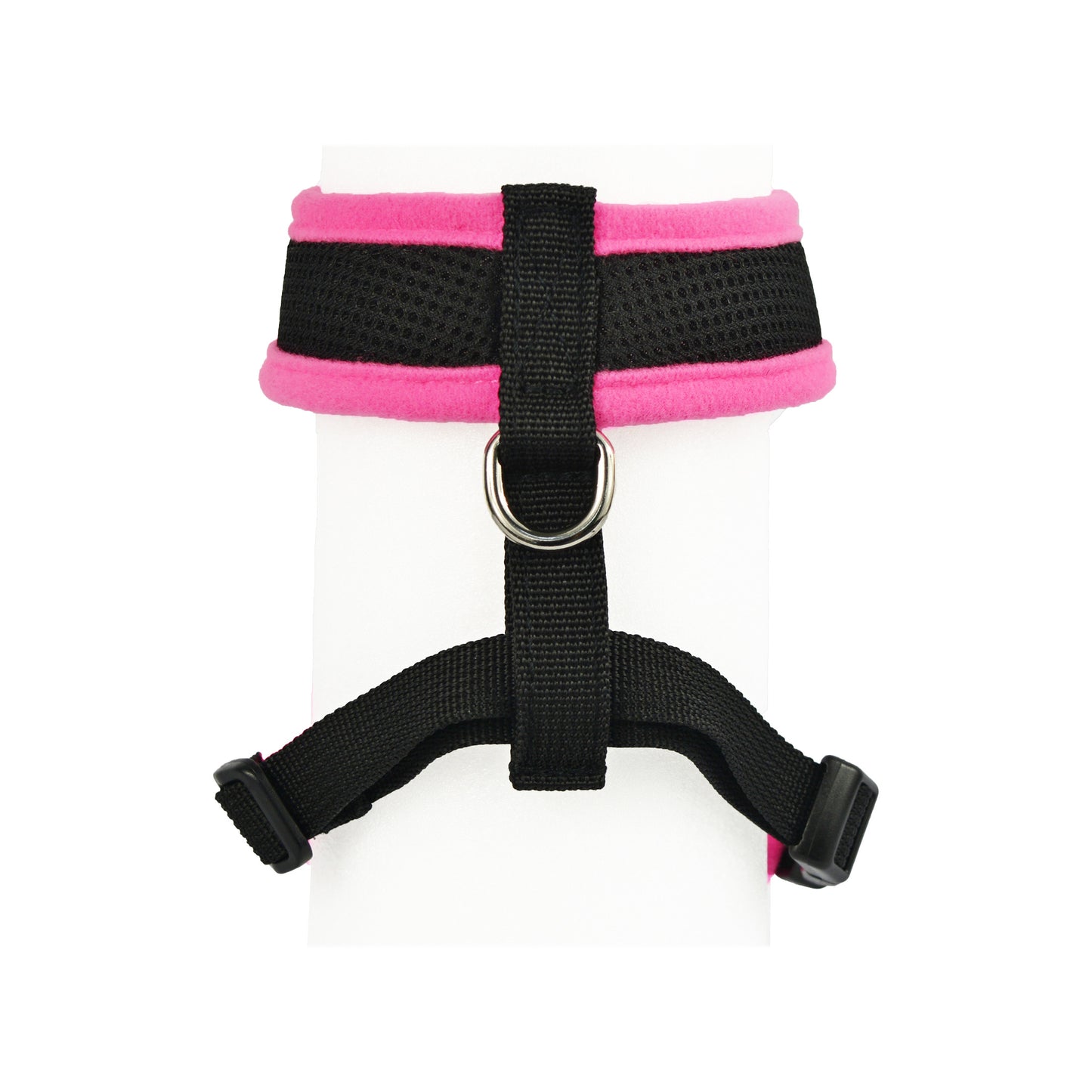 Mimetin Soft Pet Harness with Leash Adjustable Walking Pet Harness, Pink, S (14" to 19" Chest Size) 2 Piece Set