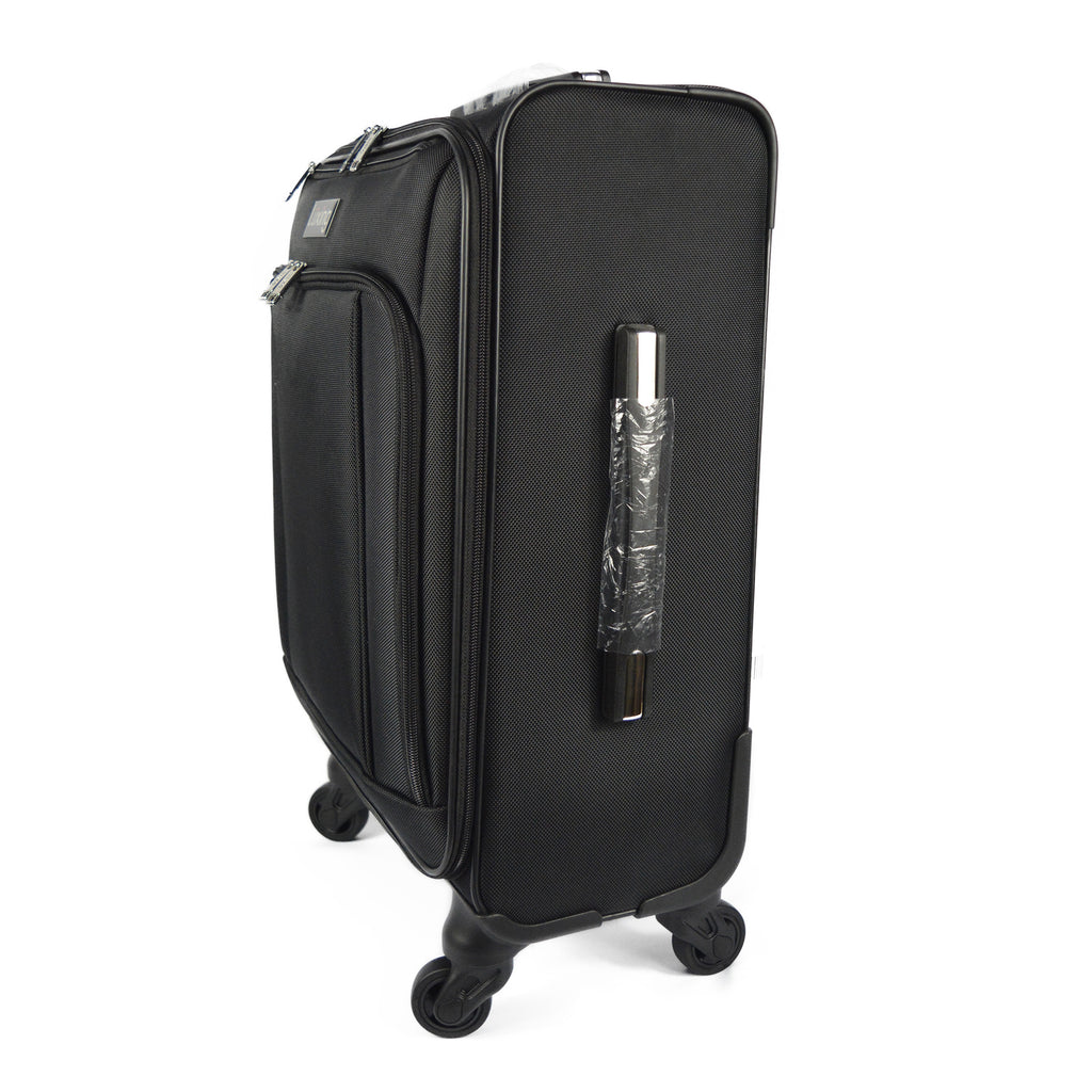 Luxing Travel Negra: Equipaje de mano Luxing con ruedas.