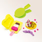 MILAN Soft Dough with Tools Ice Creams & Waffles Play Dough Set - 6 Color (10 Piece) Multicolor