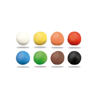 MILAN Juego de masa blanda con herramientas para cocinar, 8 colores (11 piezas), multicolor