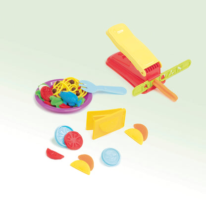 MILAN Juego de masa blanda con herramientas para cocinar, 8 colores (11 piezas), multicolor