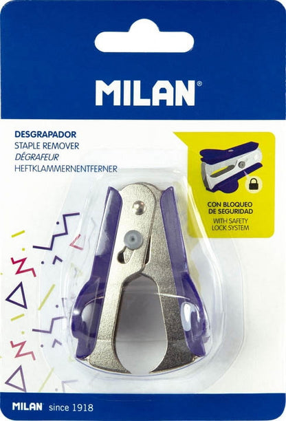 MILAN Claw Style Staple Remover, Blue